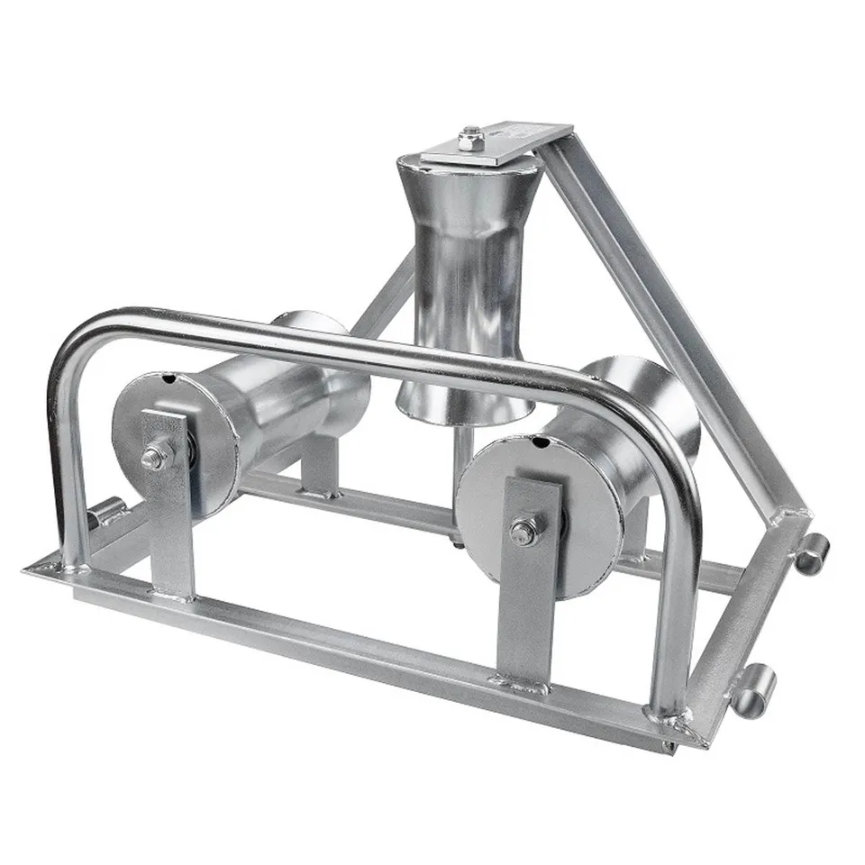 primo-c-serie-eckrolle-stahl-kabelrolle-3-rollen-kugellager image 1