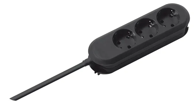 bachmann-smart-steckdosenleiste-3-fach-5m-schwarz-kinderschutz image 1