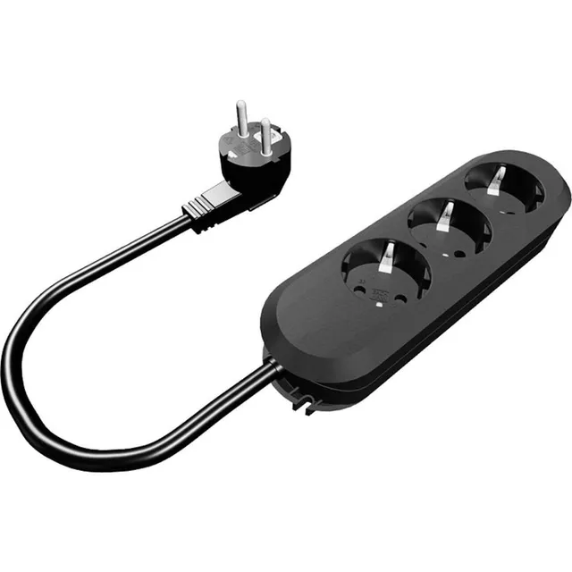 bachmann-smart-3-fach-steckdosenleiste-1-5m-schwarz-anschraubbar image 1