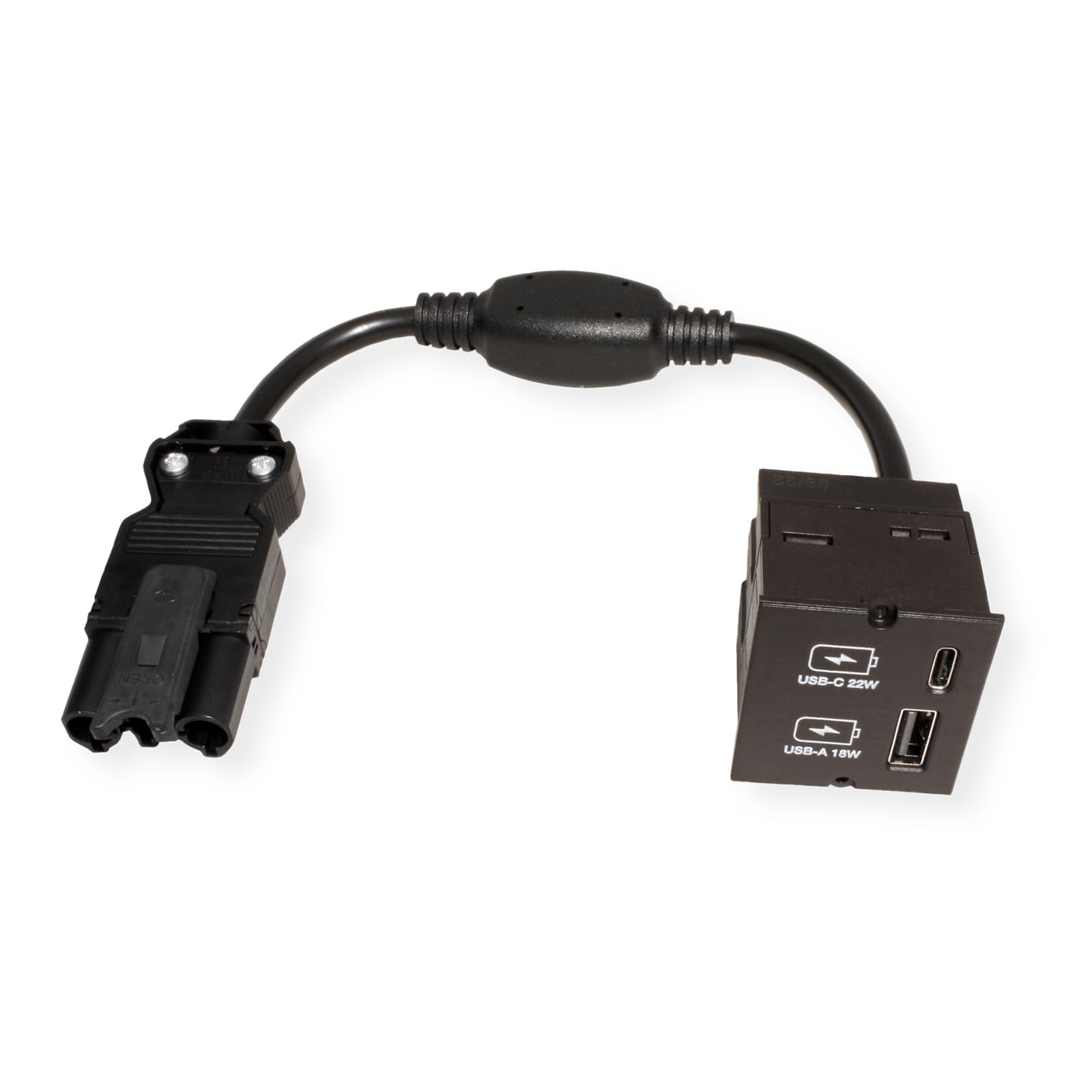 bachmann-universal-917227-keystone-usb-doppelcharger-schwarz image 3