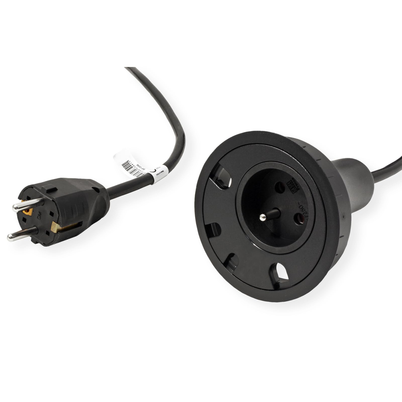 bachmann-loop-in-1xute-4xkbd-steckdosenleiste-2m-schwarz image 2