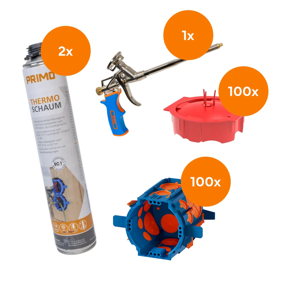 primo-thds-70-s3-thermodosen-set-100x-unterputzdose-schaum image 1