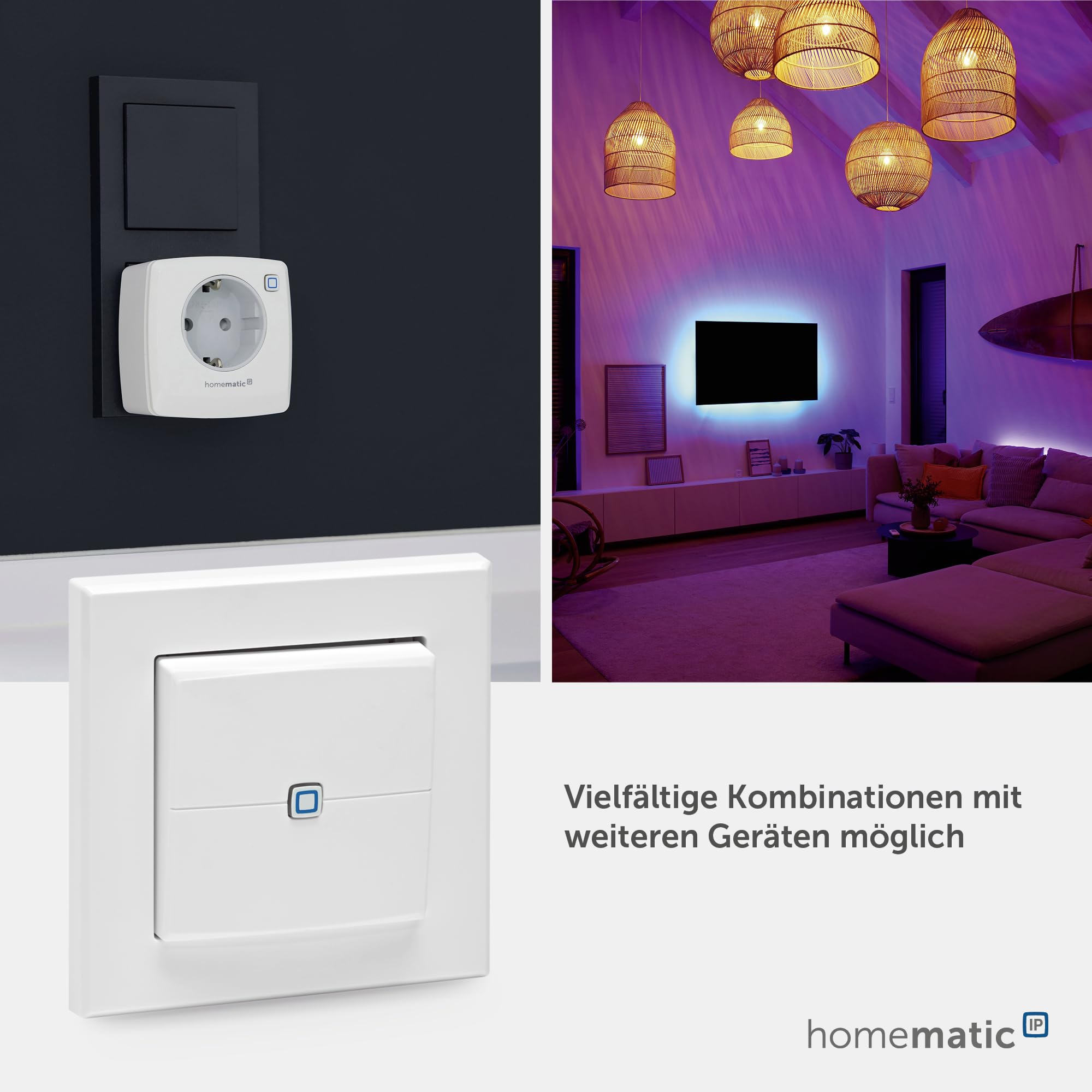 homematic-ip-wandtaster-2-fach-funk-55er-licht-heizung image 5