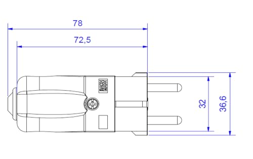 bachmann-universal-montagestecker-wei-cee-7-7-schuko image 4