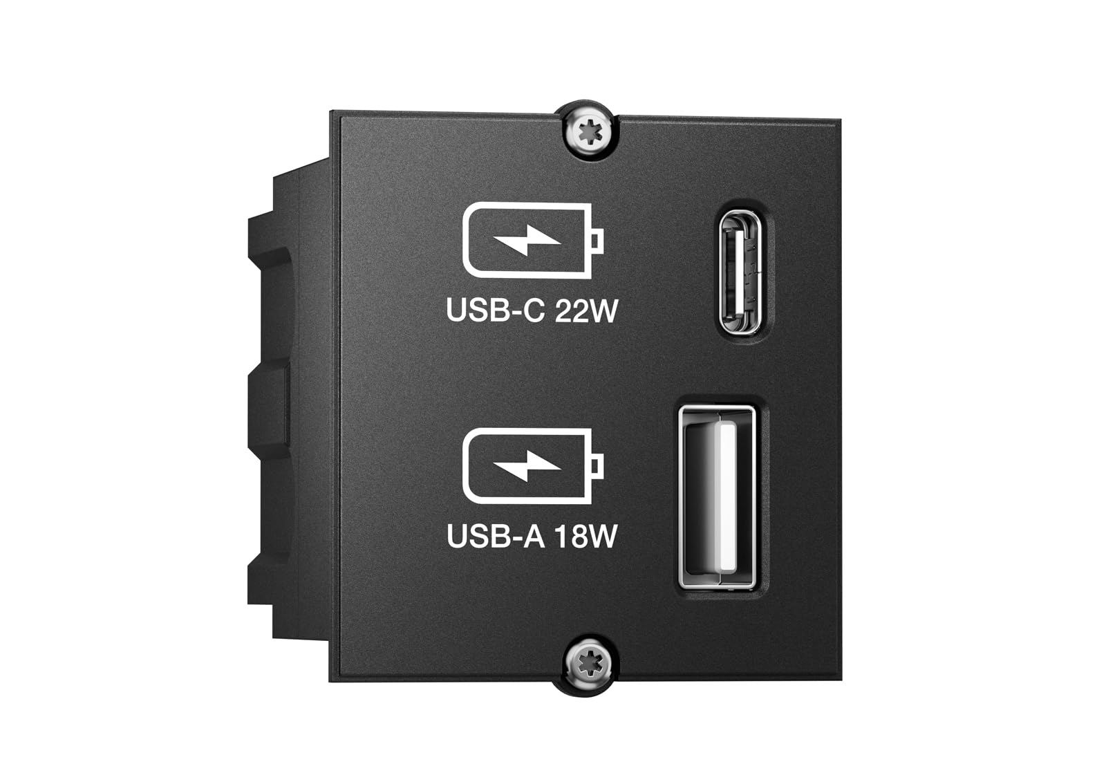 bachmann-universal-917227-keystone-usb-doppelcharger-schwarz image 4