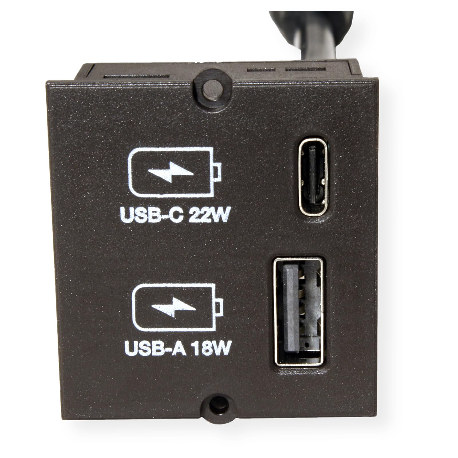 bachmann-universal-917227-keystone-usb-doppelcharger-schwarz image 2