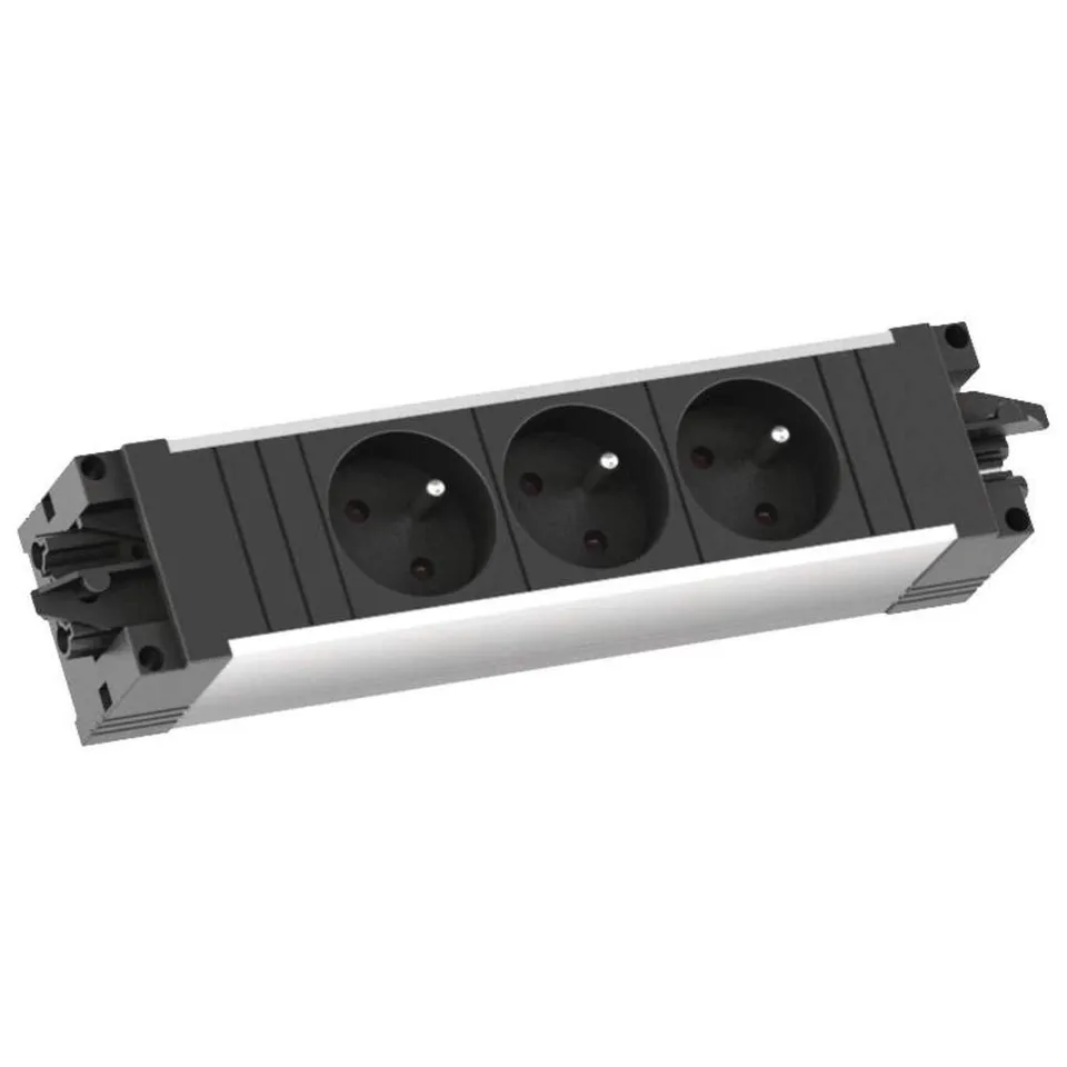 bachmann-step-base-336-603-steckdosenleiste-3-fach-schwarz image 1