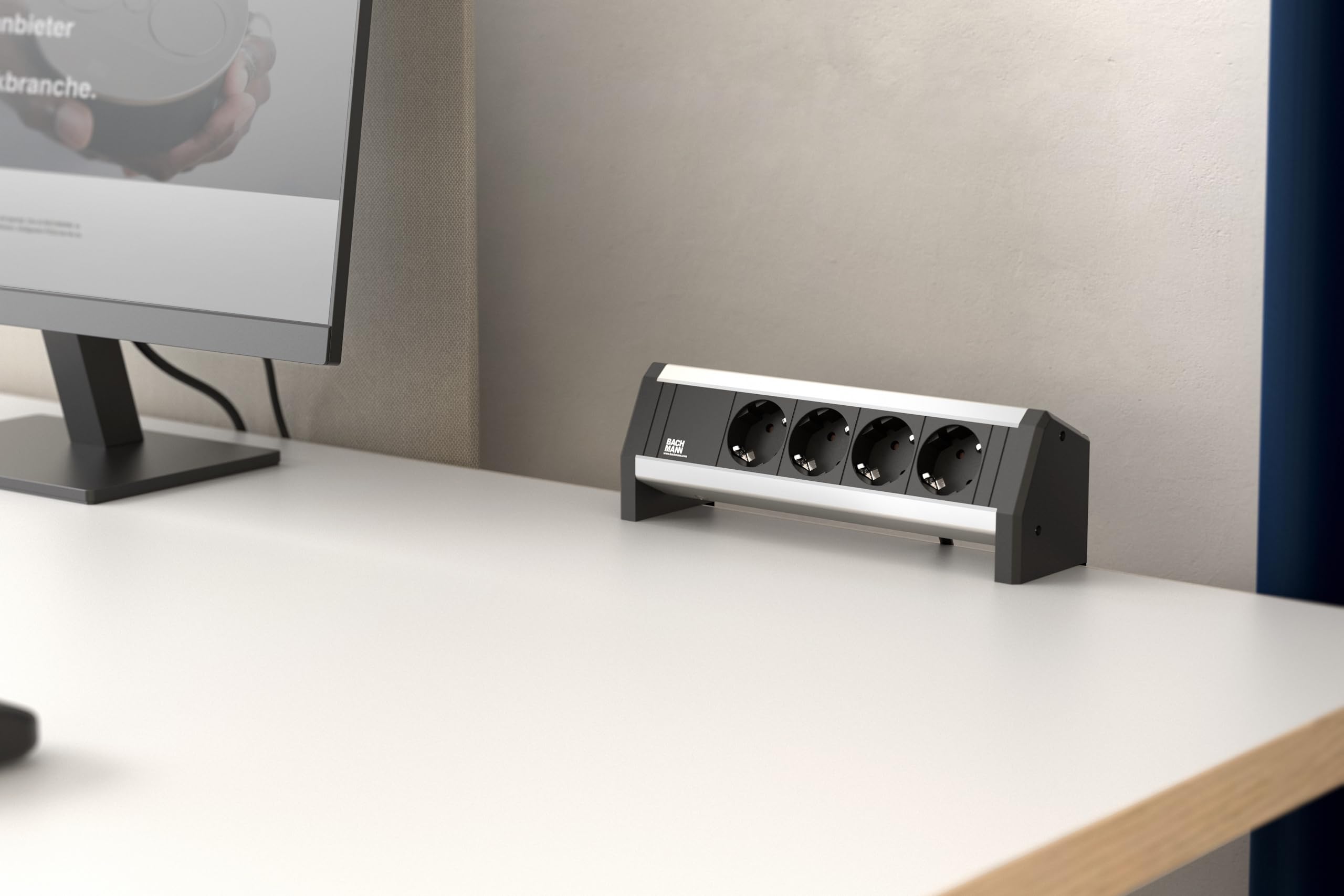 bachmann-desk-tischsteckdose-4-fach-3m-aluminium image 4