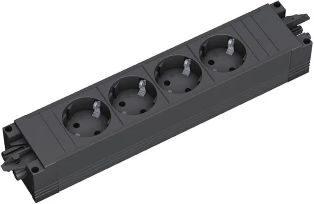 bachmann-step-base-steckdosenleiste-4-fach-schwarz-gst18 image 1