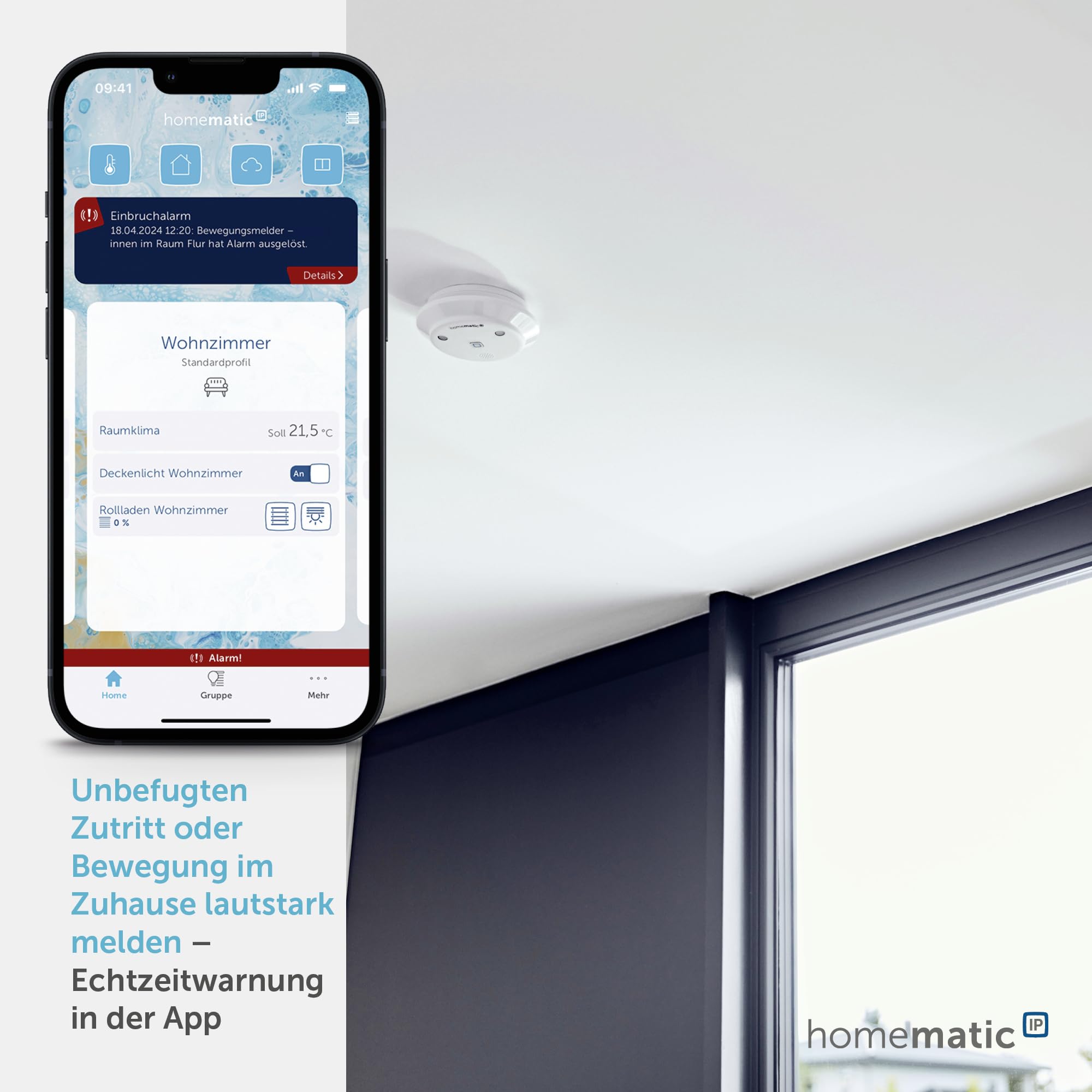 homematic-ip-starter-set-alarm-hmip-sk7-sirene-sensoren image 2