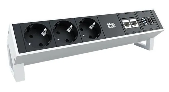 bachmann-desk-2-902-302-tischanschlussfeld-alu-schwarz-grau image 1