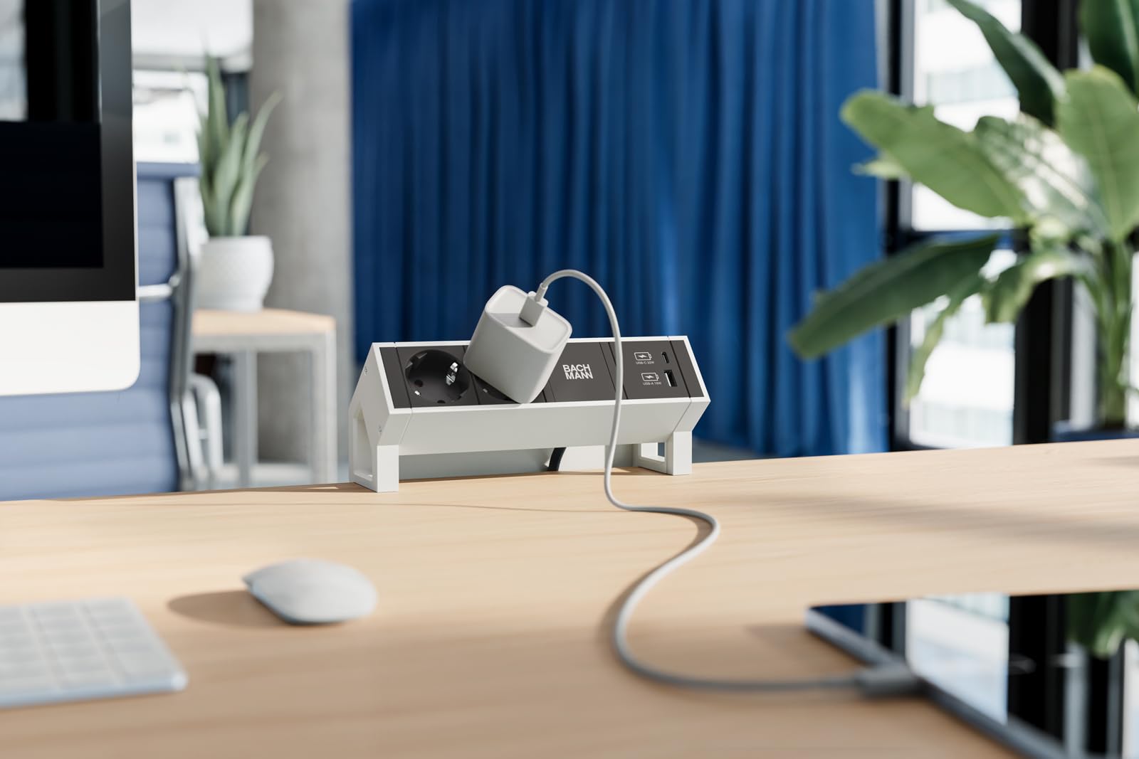 bachmann-desk-2-steckdosenleiste-2-fach-wei-gst18 image 4