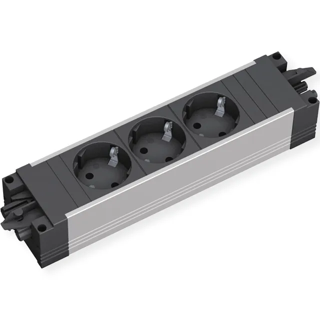 bachmann-step-336-039-steckdosenleiste-3fach-alu-gst18 image 1