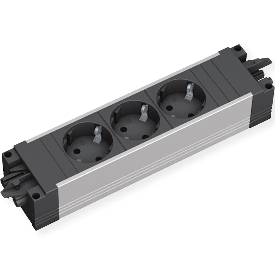 bachmann-step-336-039-steckdosenleiste-3fach-alu-gst18 image 1