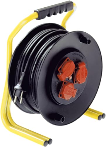 bachmann-cable-retractor-399-181-kabeltrommel-25m-schwarz-3-fach image 2