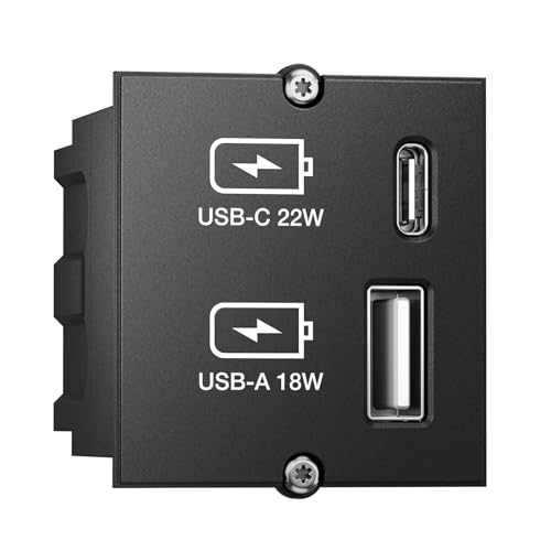 bachmann-universal-917227-keystone-usb-doppelcharger-schwarz image 7