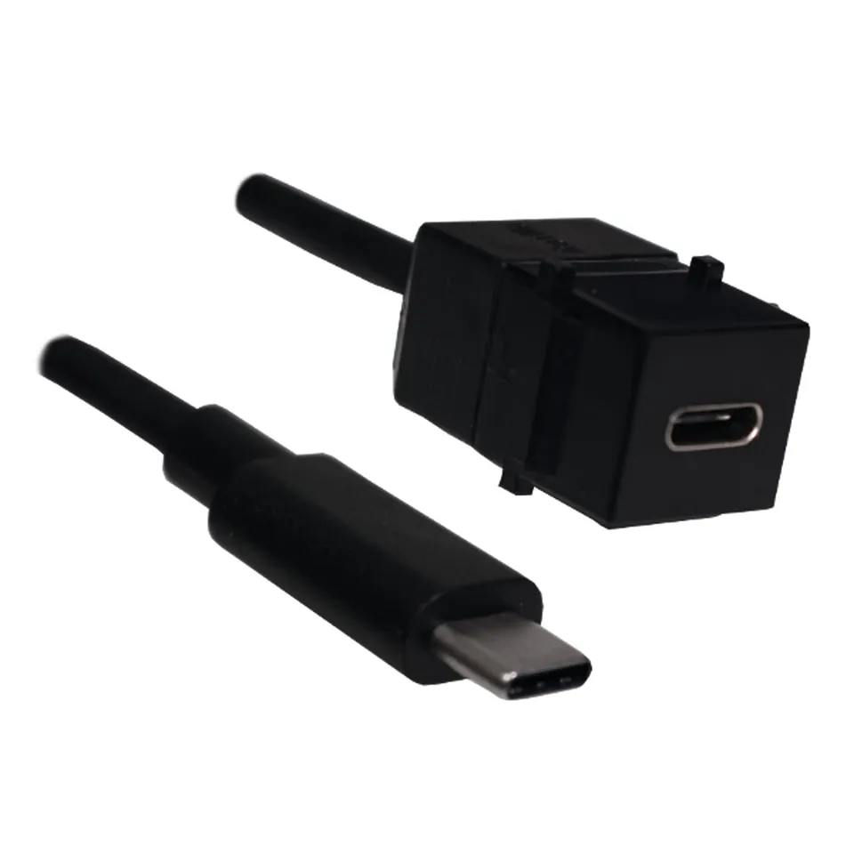 bachmann-universal-917-121-usb-keystone-typ-c-3-1-schwarz image 1