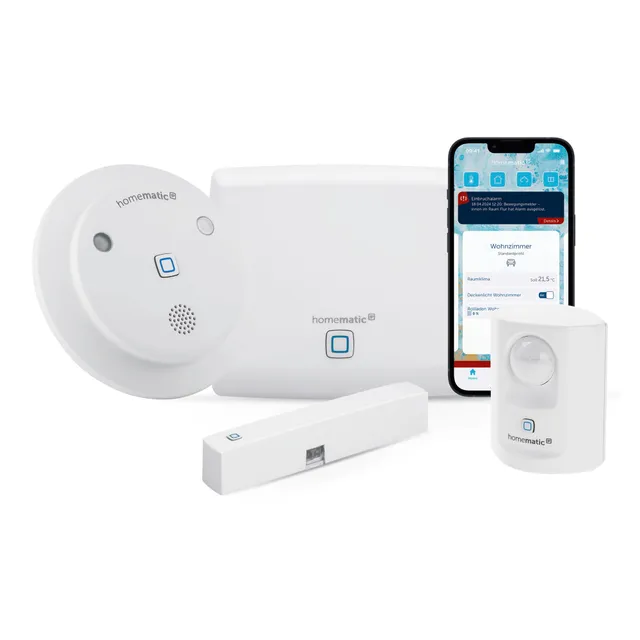 homematic-ip-starter-set-alarm-hmip-sk7-sirene-sensoren image 1