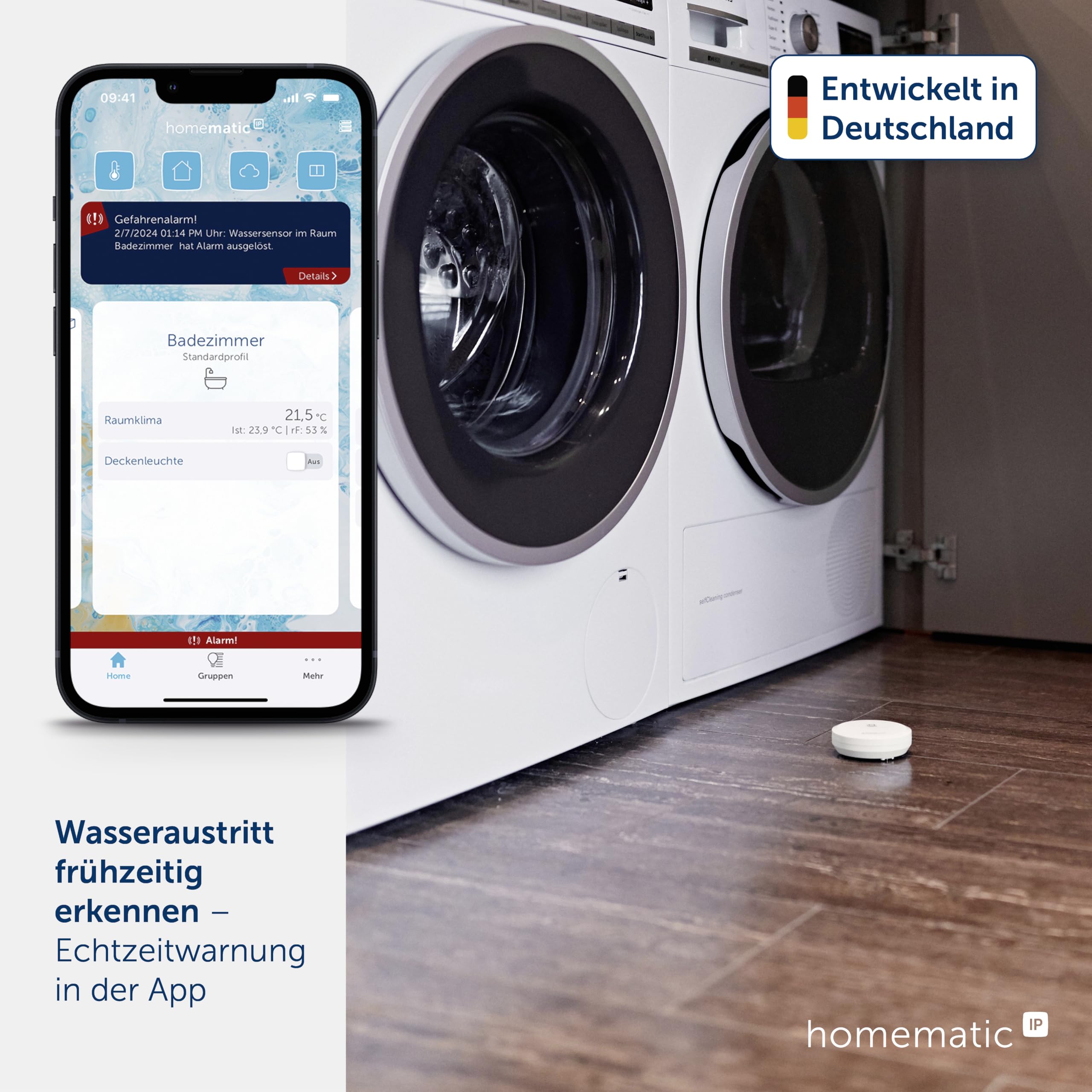 homematic-ip-wassersensor-wassermelder-single-mit-sirene image 2