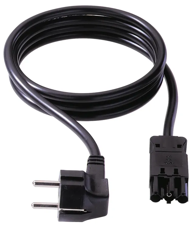 bachmann-ger-tezuleitung-wieland-gst18-3m-schwarz-winkelstecker image 1