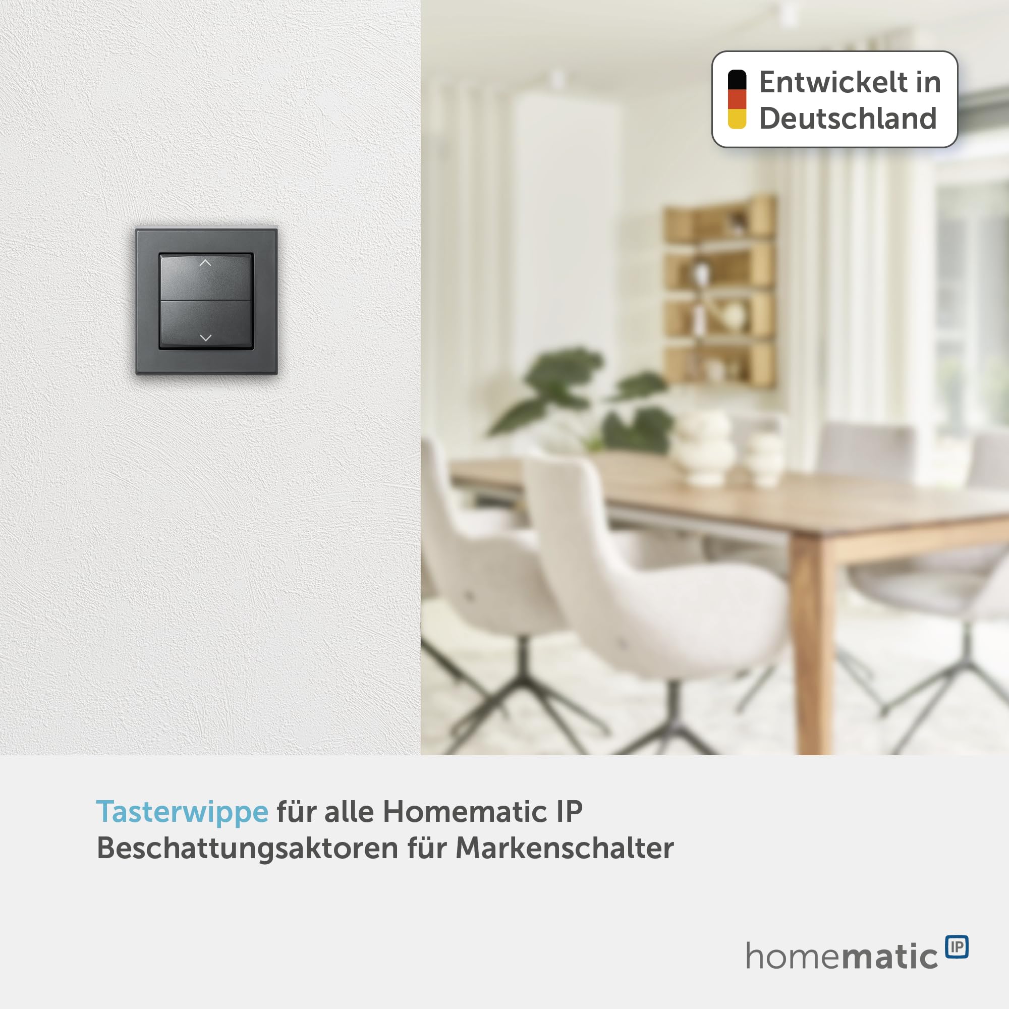 homematic-ip-tasterwippe-markenschalter-pfeile-anthrazit image 2