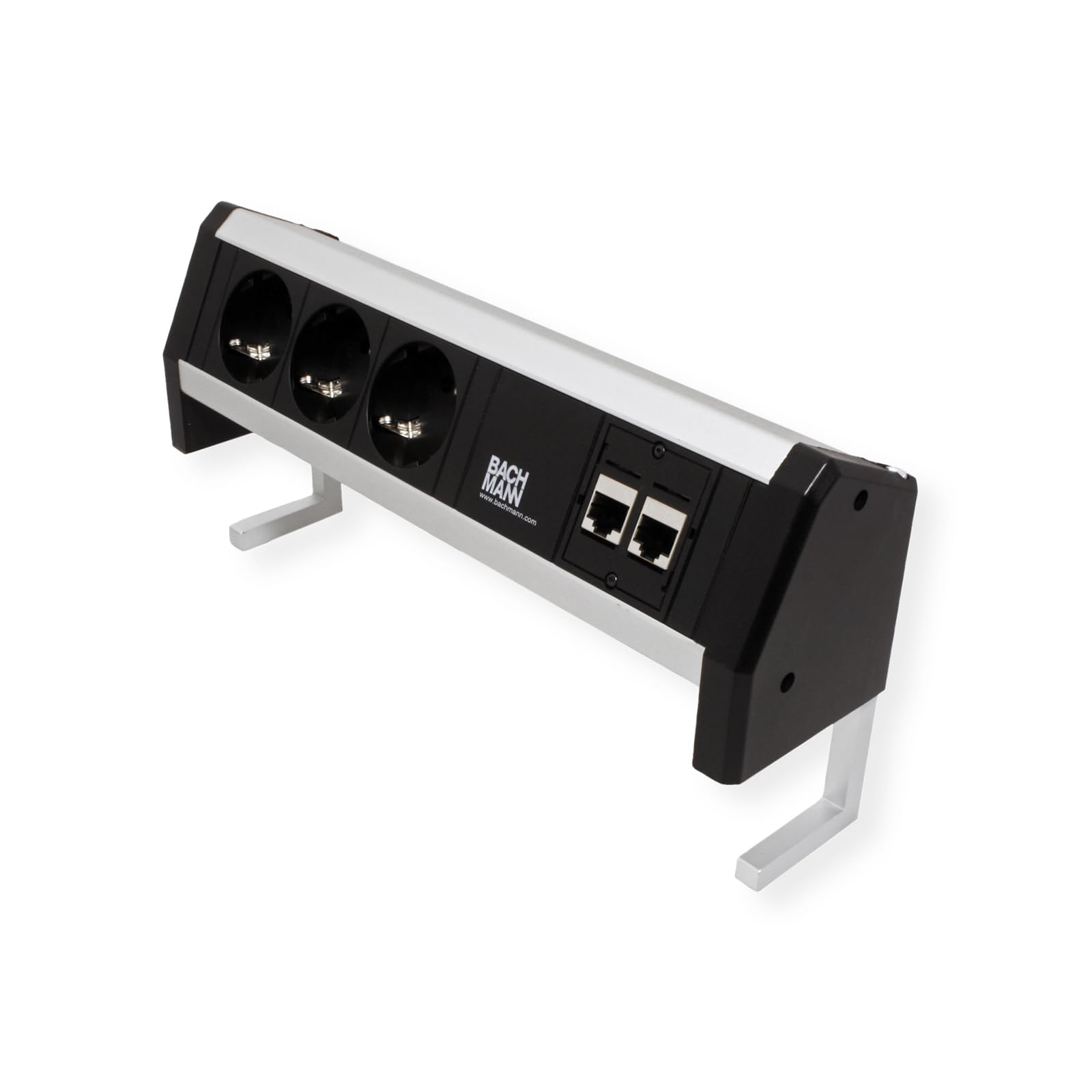 bachmann-desk-2-339-1004-tischsteckdose-3-fach-mit-2x-cat6a-aluminium image 5