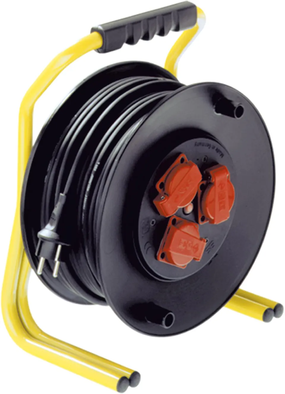 bachmann-cable-retractor-399-181-kabeltrommel-25m-schwarz-3-fach image 1