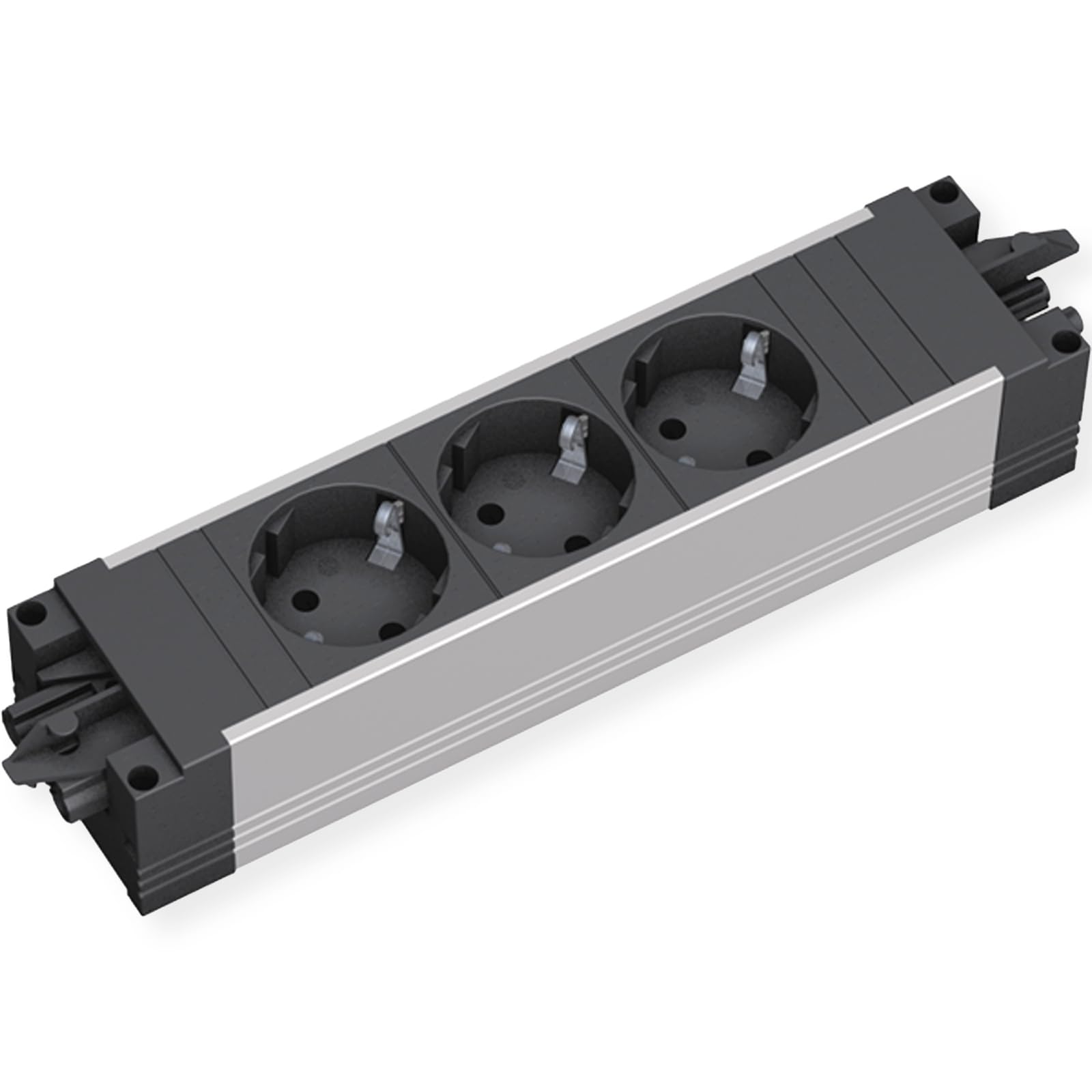 bachmann-step-336-039-steckdosenleiste-3fach-alu-gst18 image 1