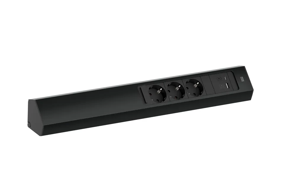 bachmann-casia-2-932-106-steckdosenleiste-3-fach-usb-schwarz image 1